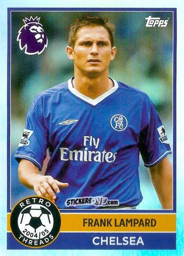 Sticker Frank Lampard - Premier League 2026 Trading Cards
 n. 387 - Topps