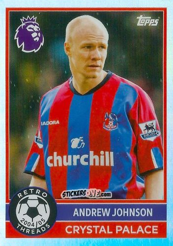 Cromo Andrew Johnson - Premier League 2026 Trading Cards
 n. 388 - Topps