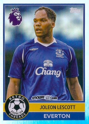 Figurina Joleon Lescott - Premier League 2026 Trading Cards
 n. 389 - Topps