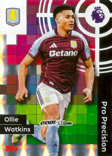 Figurina Ollie Watkins - Premier League 2026 Trading Cards
 n. 402 - Topps