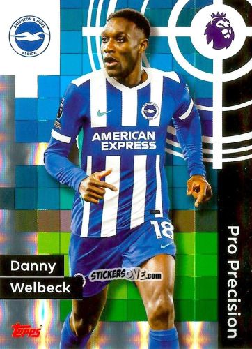 Sticker Danny Welbeck - Premier League 2026 Trading Cards
 n. 405 - Topps