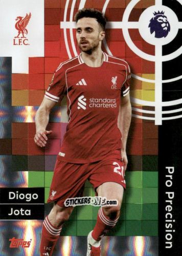 Figurina Diogo Jota - Premier League 2026 Trading Cards
 n. 410 - Topps