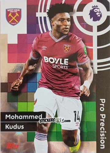 Figurina Mohammed Kudus - Premier League 2026 Trading Cards
 n. 417 - Topps