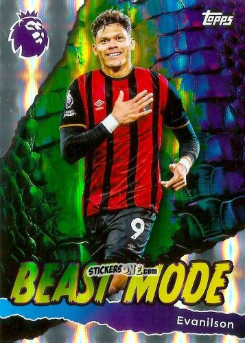 Figurina Evanilson - Premier League 2026 Trading Cards
 n. 423 - Topps