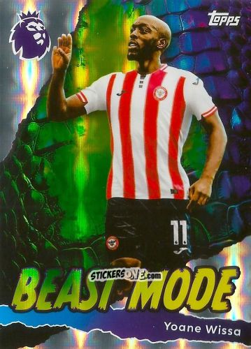 Figurina Yoane Wissa - Premier League 2026 Trading Cards
 n. 424 - Topps