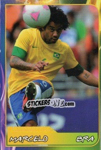 Sticker Marcelo - Svetsko fudbalsko prvenstvo 2014 - G.T.P.R School Shop