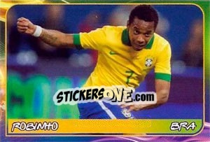 Sticker Robinho - Svetsko fudbalsko prvenstvo 2014 - G.T.P.R School Shop