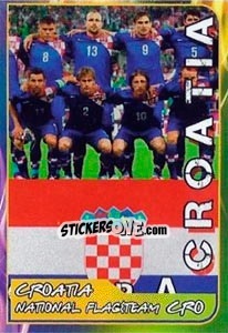 Sticker National Flag&Team - Svetsko fudbalsko prvenstvo 2014 n. 27 - G.T.P.R School Shop