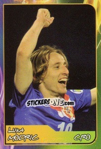 Sticker Luka Modric - Svetsko fudbalsko prvenstvo 2014 n. 34 - G.T.P.R School Shop