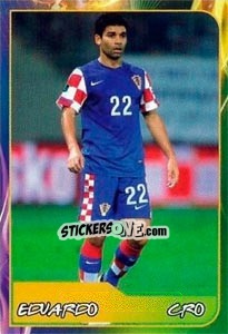 Sticker Eduardo da Silva - Svetsko fudbalsko prvenstvo 2014 - G.T.P.R School Shop