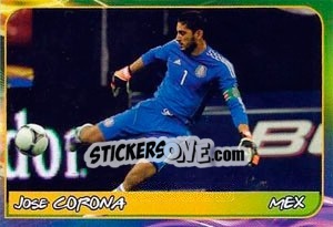 Sticker Jose Corona - Svetsko fudbalsko prvenstvo 2014 - G.T.P.R School Shop