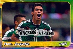 Sticker Raul Jimenez - Svetsko fudbalsko prvenstvo 2014 - G.T.P.R School Shop