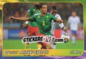 Sticker Benoît Assou-Ekotto - Svetsko fudbalsko prvenstvo 2014 - G.T.P.R School Shop
