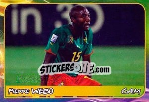 Sticker Pierre Webo - Svetsko fudbalsko prvenstvo 2014 - G.T.P.R School Shop