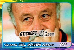 Sticker Vicente Del Bosque - Svetsko fudbalsko prvenstvo 2014 - G.T.P.R School Shop