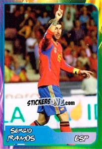 Sticker Sergio Ramos - Svetsko fudbalsko prvenstvo 2014 - G.T.P.R School Shop