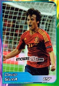 Sticker David Silva - Svetsko fudbalsko prvenstvo 2014 n. 77 - G.T.P.R School Shop