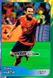Sticker Juan Mata - Svetsko fudbalsko prvenstvo 2014 - G.T.P.R School Shop