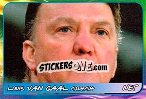 Sticker Louis Van Gaal - Svetsko fudbalsko prvenstvo 2014 - G.T.P.R School Shop