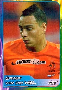 Sticker Gregory Van Der Wiel - Svetsko fudbalsko prvenstvo 2014 - G.T.P.R School Shop