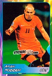 Sticker Arjen Robben - Svetsko fudbalsko prvenstvo 2014 - G.T.P.R School Shop