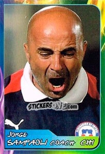 Sticker Jorge Sampaoli - Svetsko fudbalsko prvenstvo 2014 n. 98 - G.T.P.R School Shop