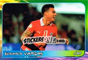 Sticker Eduardo Vargas - Svetsko fudbalsko prvenstvo 2014 - G.T.P.R School Shop