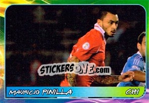 Sticker Mauricio Pinilla - Svetsko fudbalsko prvenstvo 2014 - G.T.P.R School Shop