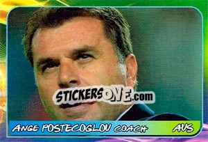 Sticker Ange Postecoglou - Svetsko fudbalsko prvenstvo 2014 - G.T.P.R School Shop