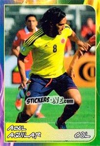 Sticker Abel Aguilar - Svetsko fudbalsko prvenstvo 2014 n. 131 - G.T.P.R School Shop