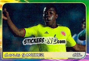 Sticker Carlos Sanchez - Svetsko fudbalsko prvenstvo 2014 - G.T.P.R School Shop