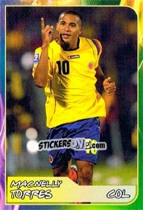 Sticker Macnelly Torres - Svetsko fudbalsko prvenstvo 2014 - G.T.P.R School Shop