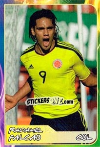 Sticker Radamel Falcao - Svetsko fudbalsko prvenstvo 2014 n. 137 - G.T.P.R School Shop