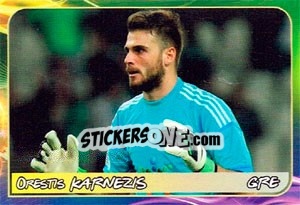 Sticker Orestis Karnezis - Svetsko fudbalsko prvenstvo 2014 - G.T.P.R School Shop