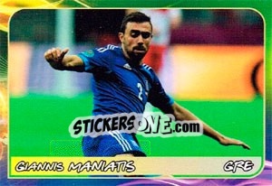 Sticker Giannis Maniatis - Svetsko fudbalsko prvenstvo 2014 - G.T.P.R School Shop
