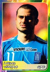 Sticker Loukas Vyntra - Svetsko fudbalsko prvenstvo 2014 - G.T.P.R School Shop