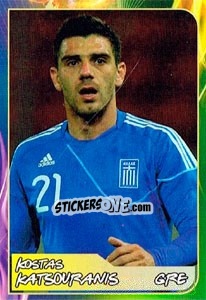 Sticker Kostas Katsouranis - Svetsko fudbalsko prvenstvo 2014 - G.T.P.R School Shop