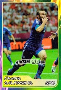 Sticker Dimitris Salpingidis - Svetsko fudbalsko prvenstvo 2014 - G.T.P.R School Shop