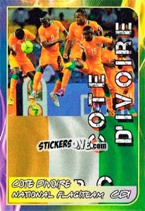 Sticker National Flag&Team - Svetsko fudbalsko prvenstvo 2014 - G.T.P.R School Shop