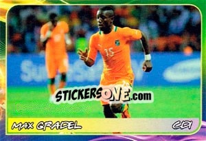 Sticker Max Gradel - Svetsko fudbalsko prvenstvo 2014 - G.T.P.R School Shop