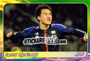 Sticker Shinji Okazaki - Svetsko fudbalsko prvenstvo 2014 - G.T.P.R School Shop