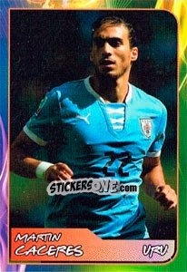 Sticker Martín Cáceres - Svetsko fudbalsko prvenstvo 2014 n. 187 - G.T.P.R School Shop