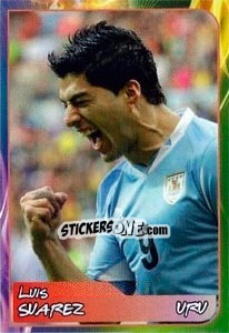 Sticker Luis Suarez - Svetsko fudbalsko prvenstvo 2014 n. 191 - G.T.P.R School Shop