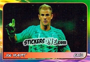 Sticker Joe Hart - Svetsko fudbalsko prvenstvo 2014 n. 197 - G.T.P.R School Shop