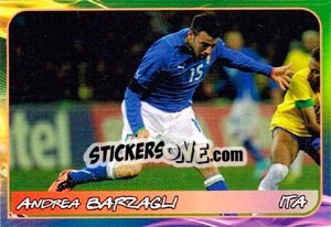 Sticker Andrea Barzagli - Svetsko fudbalsko prvenstvo 2014 - G.T.P.R School Shop