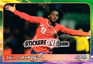 Sticker Joel Campbell - Svetsko fudbalsko prvenstvo 2014 - G.T.P.R School Shop