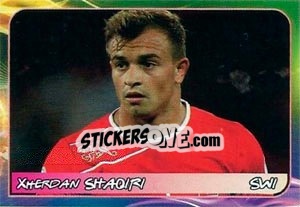 Sticker Xherdan Shaqiri - Svetsko fudbalsko prvenstvo 2014 n. 244 - G.T.P.R School Shop