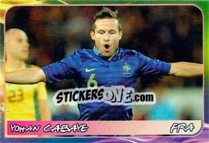 Sticker Yohan Cabaye - Svetsko fudbalsko prvenstvo 2014 - G.T.P.R School Shop