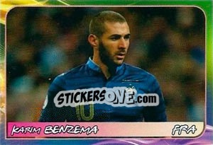 Sticker Karim Benzema - Svetsko fudbalsko prvenstvo 2014 - G.T.P.R School Shop