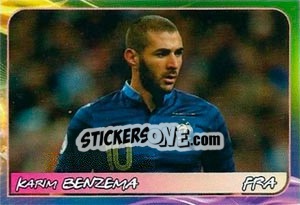 Sticker Karim Benzema - Svetsko fudbalsko prvenstvo 2014 n. 262 - G.T.P.R School Shop
